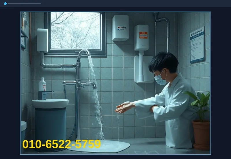종로 무악동 초고압 세척 배관 스케일링 현장 시공 사진