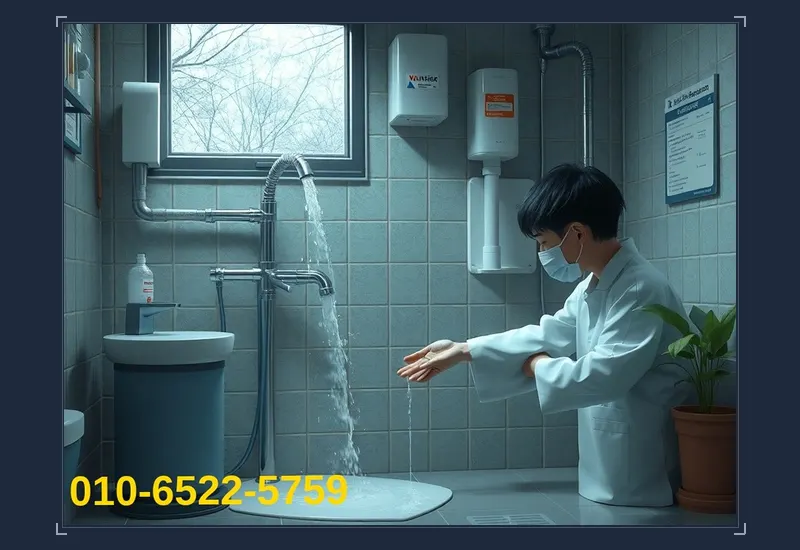 반포구동 식당 그리스트랩 침전물 정화 현장 시공 사진