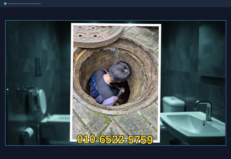 경기광주 탄벌동 아파트 공용 입상관 고압 세정 현장 시공 사진