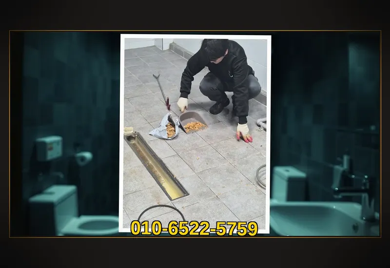 가평 가평읍 플렉스 샤프트 관로 이물질 분쇄 현장 시공 사진