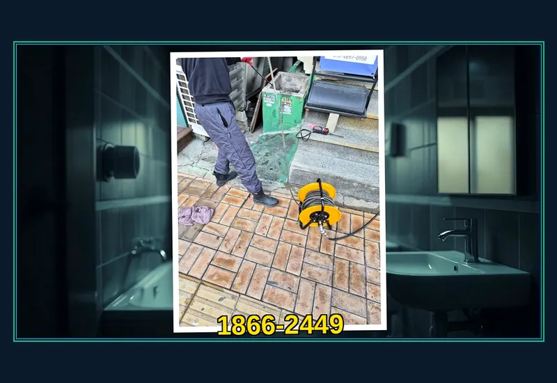 파주 광탄면 첨단 배관 내시경 정밀 탐지 현장 시공 사진
