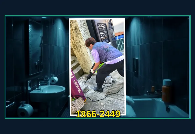 신림동 식당 그리스트랩 침전물 정화 현장 시공 사진