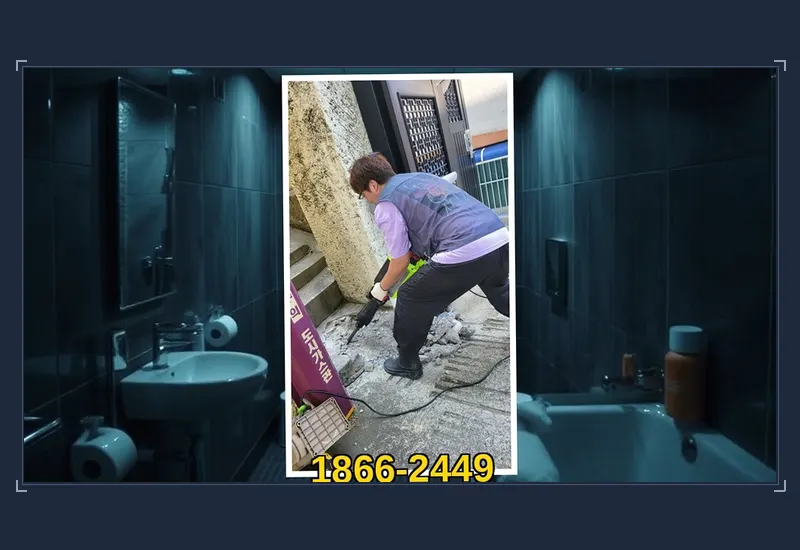 동구 금창동 식당 그리스트랩 침전물 정화 현장 시공 사진