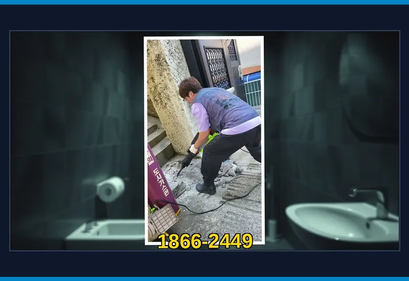미추홀 학익동 초고압 세척 배관 스케일링 현장 시공 사진