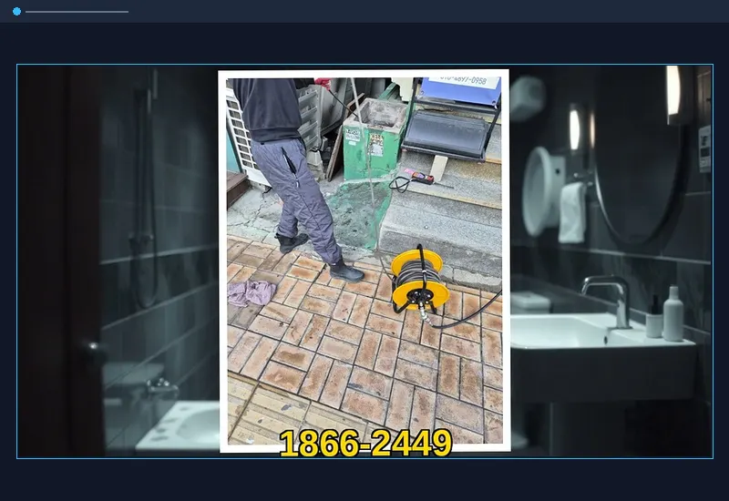 광명 학온동 초고압 세척 배관 스케일링 현장 시공 사진