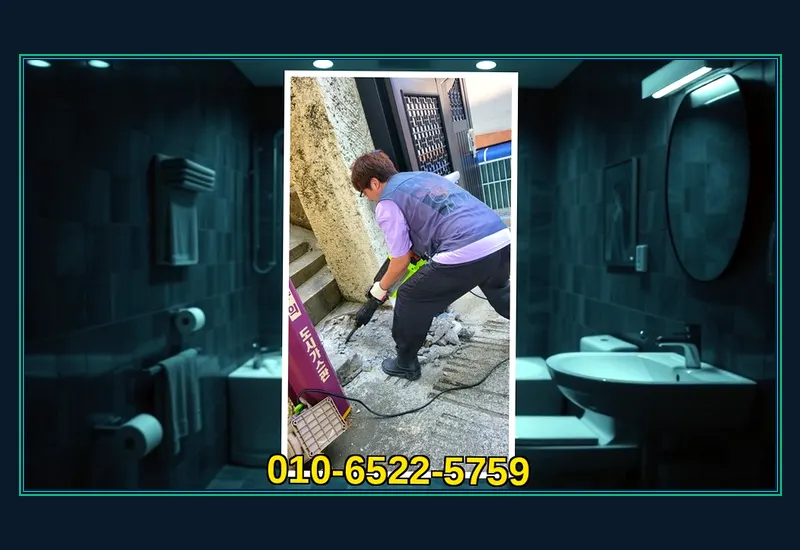 수지 죽전동 첨단 배관 내시경 정밀 탐지 현장 시공 사진