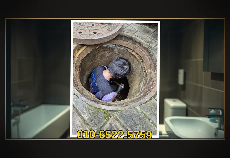 김포 하성면 초고압 세척 배관 스케일링 현장 시공 사진
