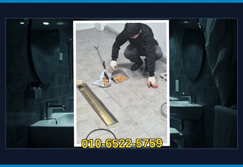 포천 화현면 아파트 공용 입상관 고압 세정 현장 시공 사진