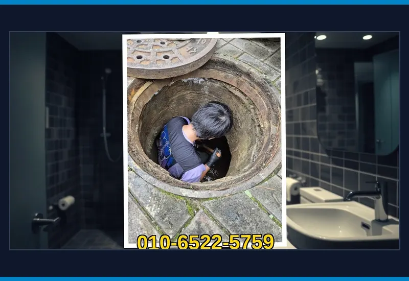 종로 혜화동 초고압 세척 배관 스케일링 현장 시공 사진