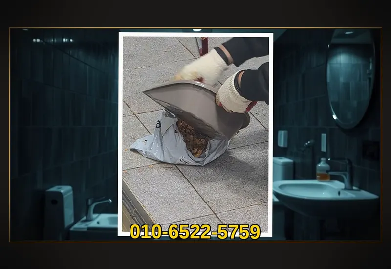 마포 아현동 초고압 세척 배관 스케일링 현장 시공 사진